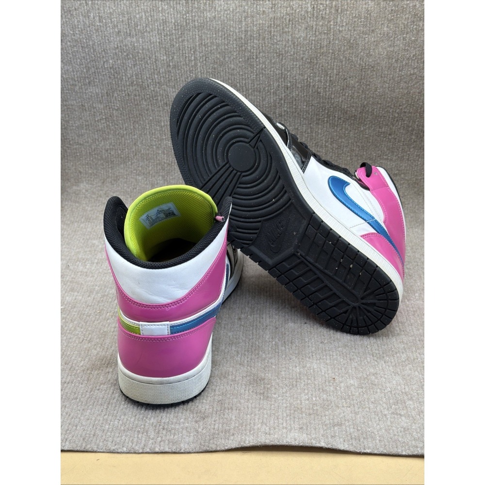 Nike Air Jordan 1 Mid SE Men's Size 12 US Cyber Pink CZ9834-100 Athletic Shoes - Picture 15 of 15